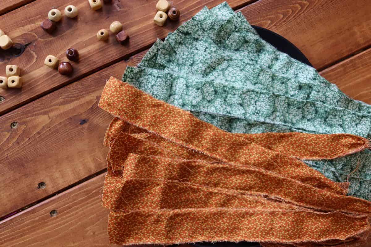 Simple Fall Rag Tie Garland To Make In An Afternoon Sustainable