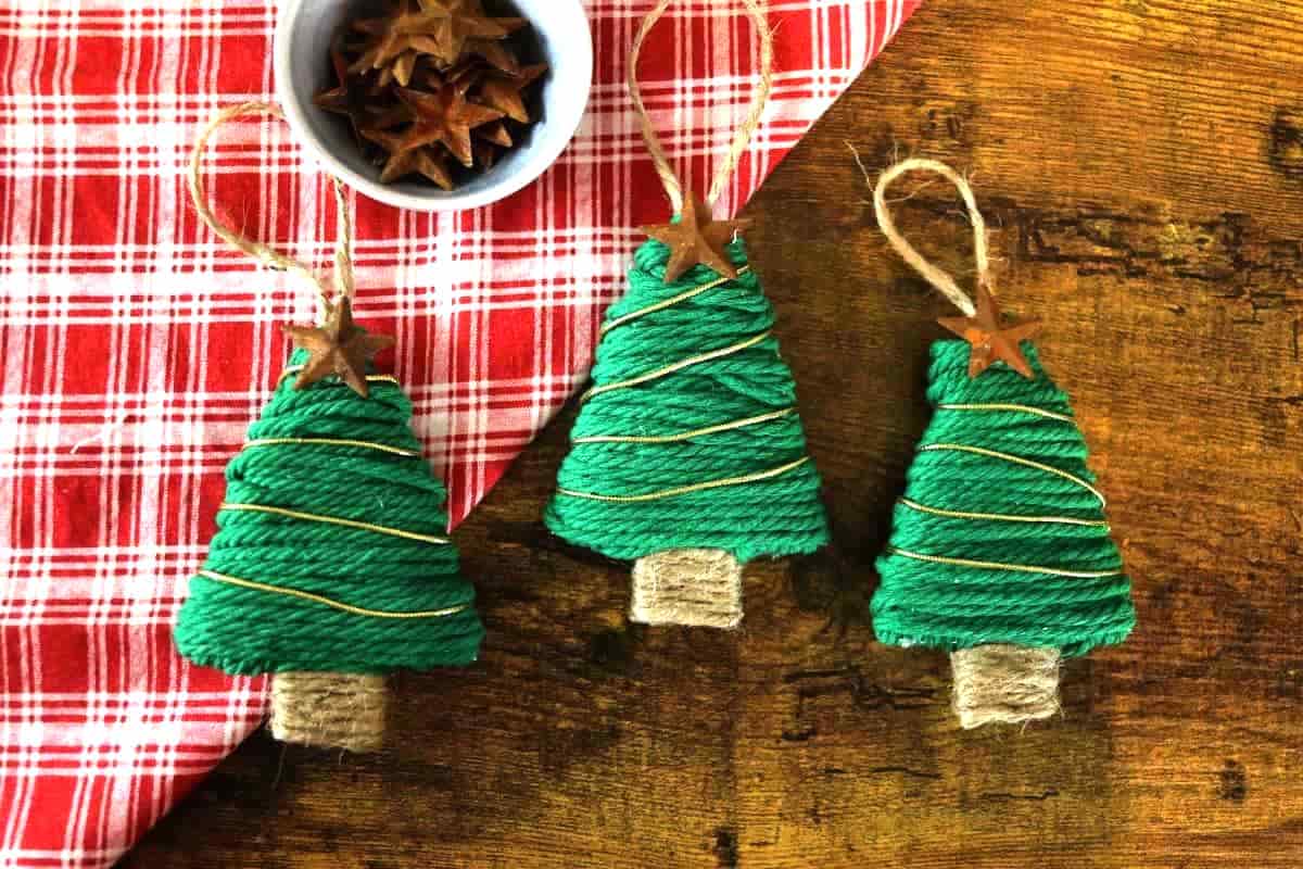DIY TREE SHAPED ORNAMENT || SIMPLE RUSTIC CHARM IN MINUTES