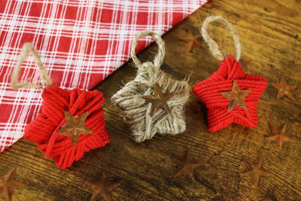 TWINE WRAPPED STAR ORNAMENT TUTORIAL || QUICK AND EASY RUSTIC CHARM