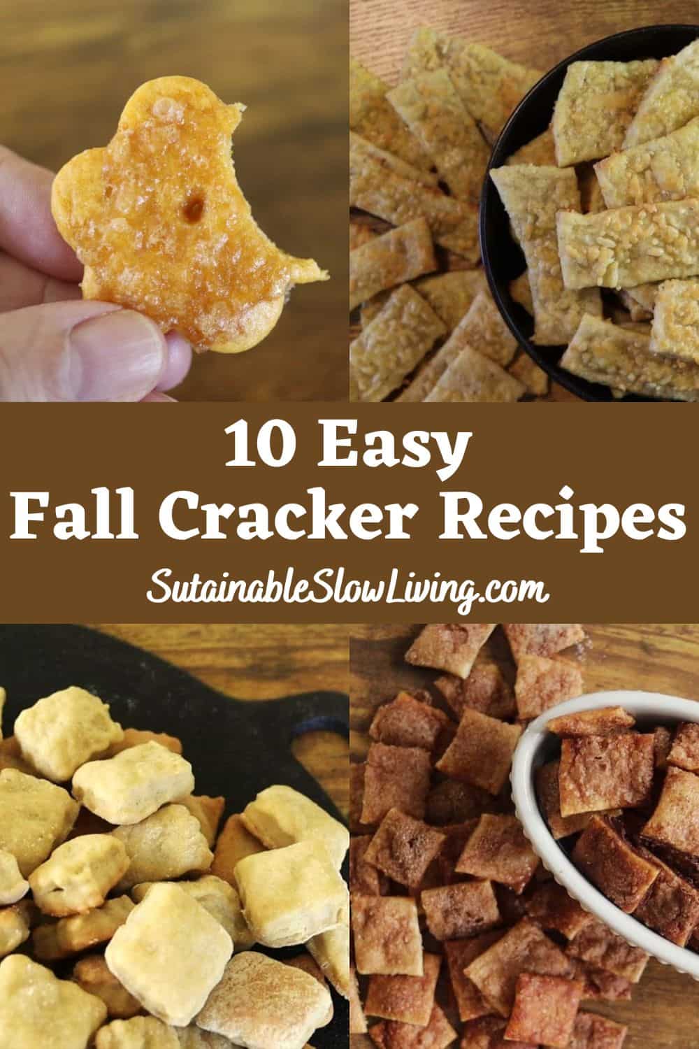 10 Easy Fall Cracker Recipes - Sustainable Slow Living